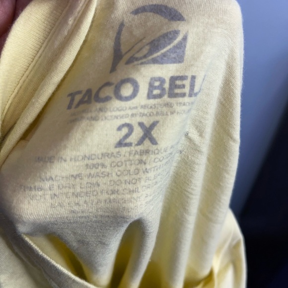 Taco Bell Vintage 80’s Logo T-Shirt: Adult 2XL: Fast Food: Mexican Pizza - Picture 3 of 3